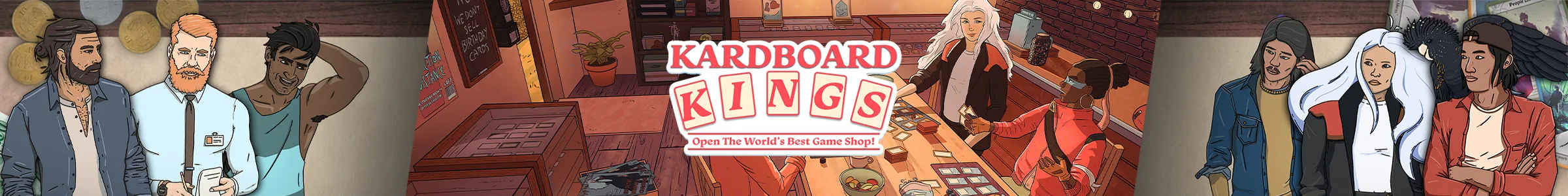 Kardboard Kings: Card Shop Simulator wallpaper image