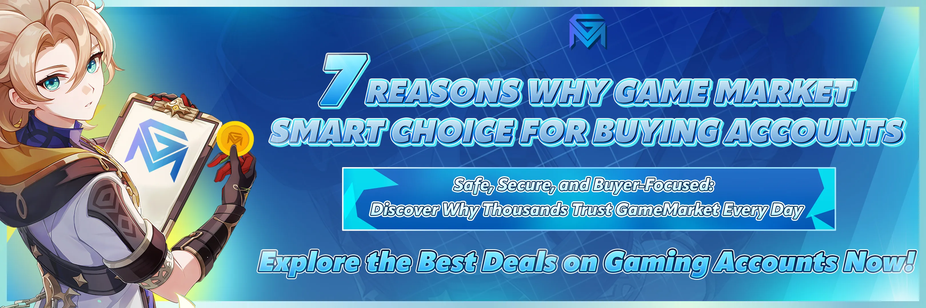 GameMarket 7 Reasons to Buy Gaming Account on GameMarket.gg T news image