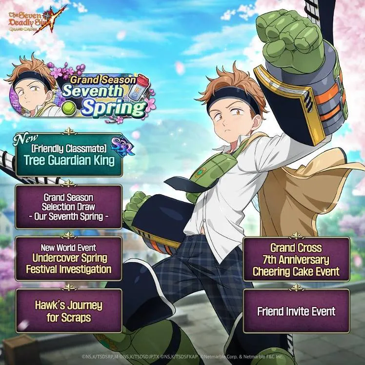 The Seven Deadly Sins: Grand Cross 7DS Grand Cross 7th Anniversary Update news image