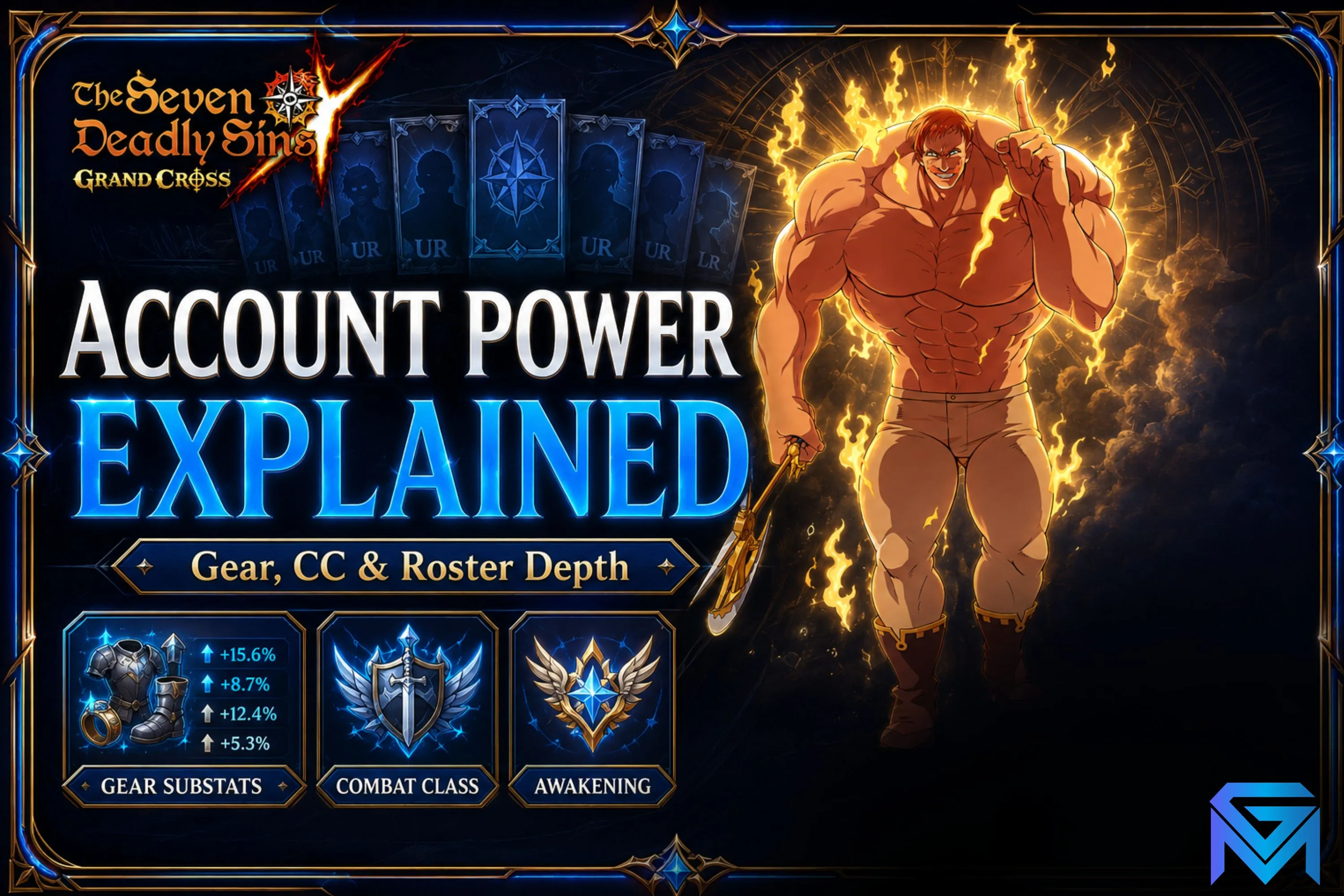 The Seven Deadly Sins: Grand Cross 7DS Grand Cross Account Power Explained: Gear, CC news image