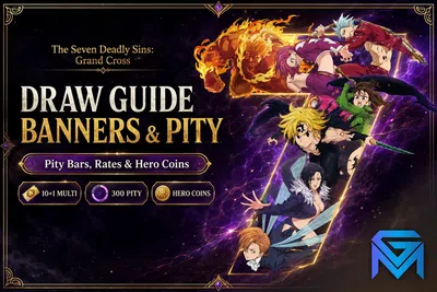 The Seven Deadly Sins: Grand Cross 7DS Grand Cross Draw Guide: Banners, Pity Bars & H news image