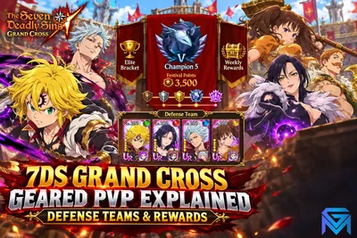 The Seven Deadly Sins: Grand Cross 7DS Grand Cross Geared PvP Explained: Defense Team news image