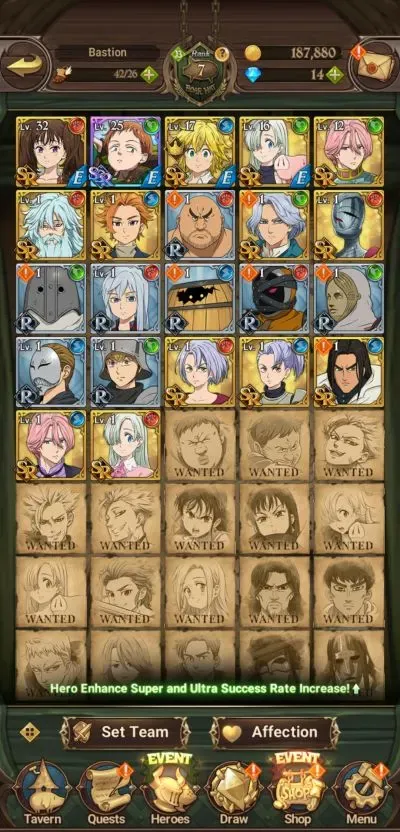 7DS Grand Cross Reroll and Starter Accounts: What to Look For