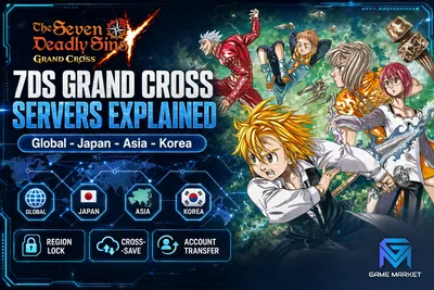 The Seven Deadly Sins: Grand Cross 7DS Grand Cross Servers Explained: Global, Japan,  news image