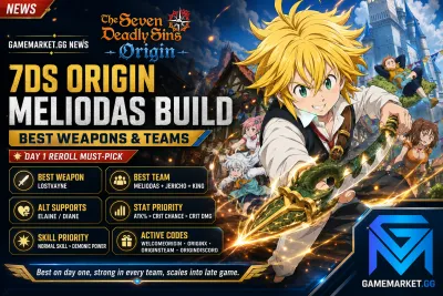 The Seven Deadly Sins: Origin 7DS Origin Meliodas Build: Best Weapons & Teams news image