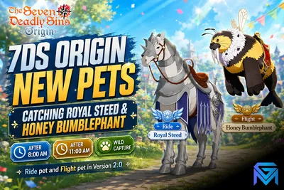 The Seven Deadly Sins: Origin 7DS Origin New Pets: Catching Royal Steed and Hone news image