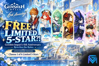 Genshin Impact A Free Limited 5-Star?! Genshin Impact’s 6th Anniv news image
