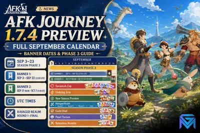 AFK Journey AFK Journey 1.7.4 Preview: Full September Calendar news image
