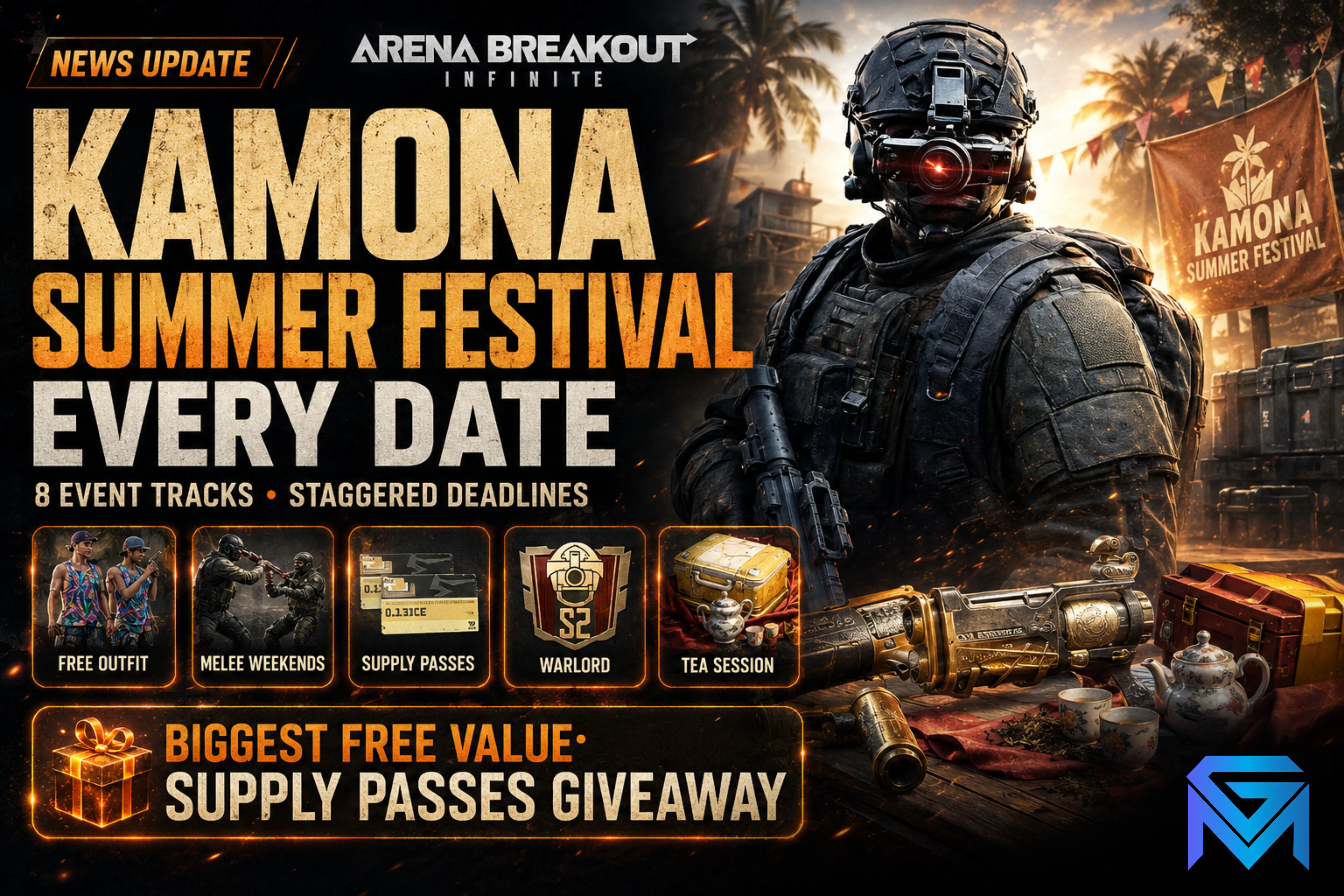 Arena Breakout: Infinite Arena Breakout Infinite Kamona Summer Festival: Ev news image