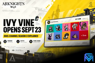 Arknights Arknights Ivy Vine Opens Sept 23: Duel Channel Sea news image