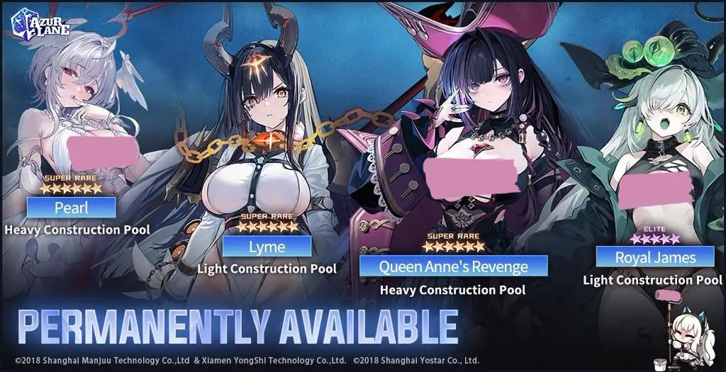 Azur Lane October Update: Free Algérie Skin and New Pool Ships