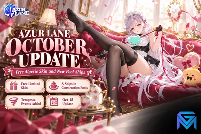 Azur Lane Azur Lane October Update: Free Algérie Skin and Ne news image