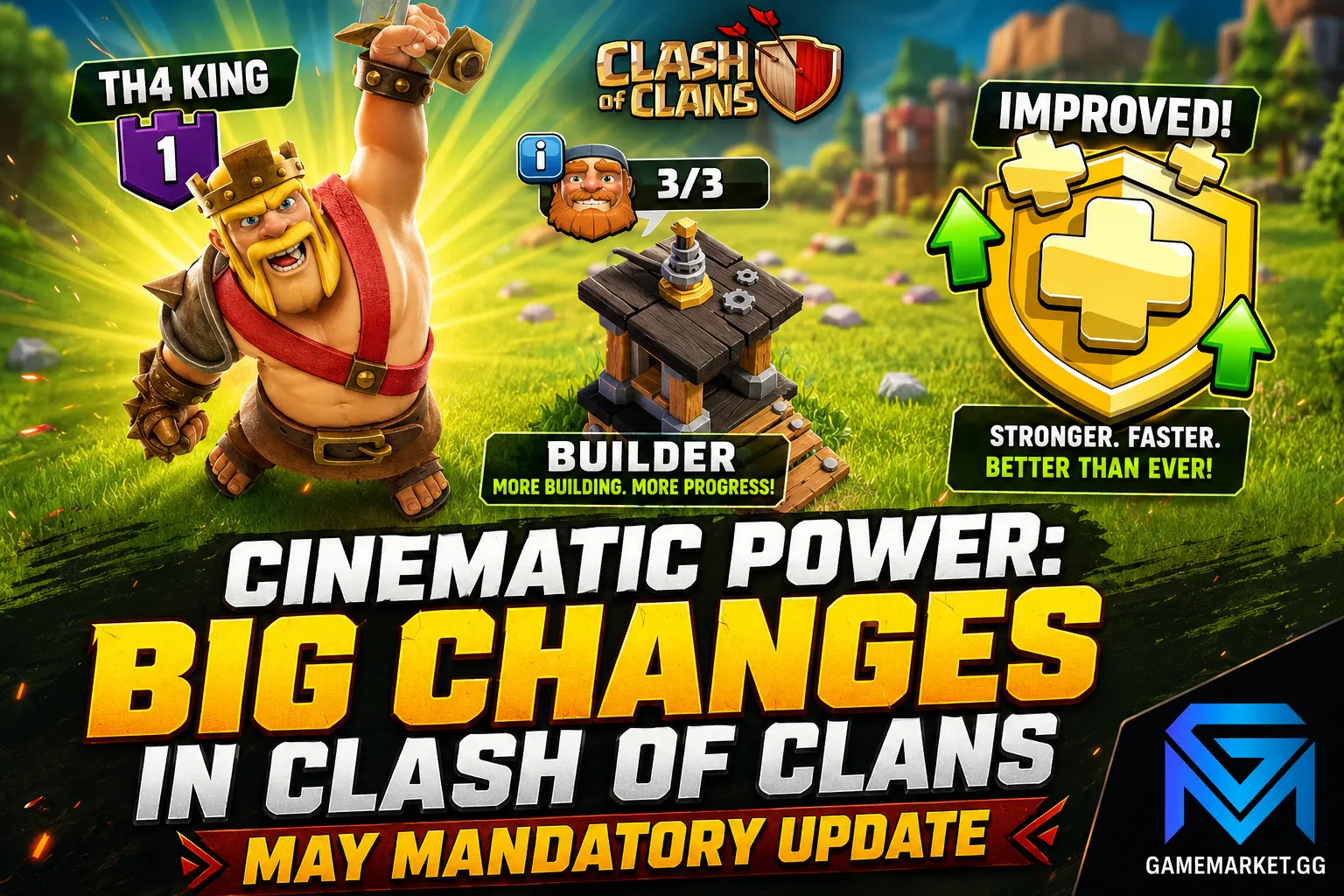 Clash of Clans Big Changes in Clash of Clans May Mandatory Update news image
