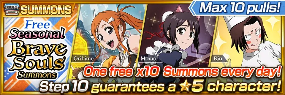 Bleach Brave Souls Free Summons, Iceberg of Training & TYBW Round 6