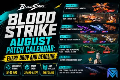 Blood Strike Blood Strike August Patch Calendar: Every Drop and news image