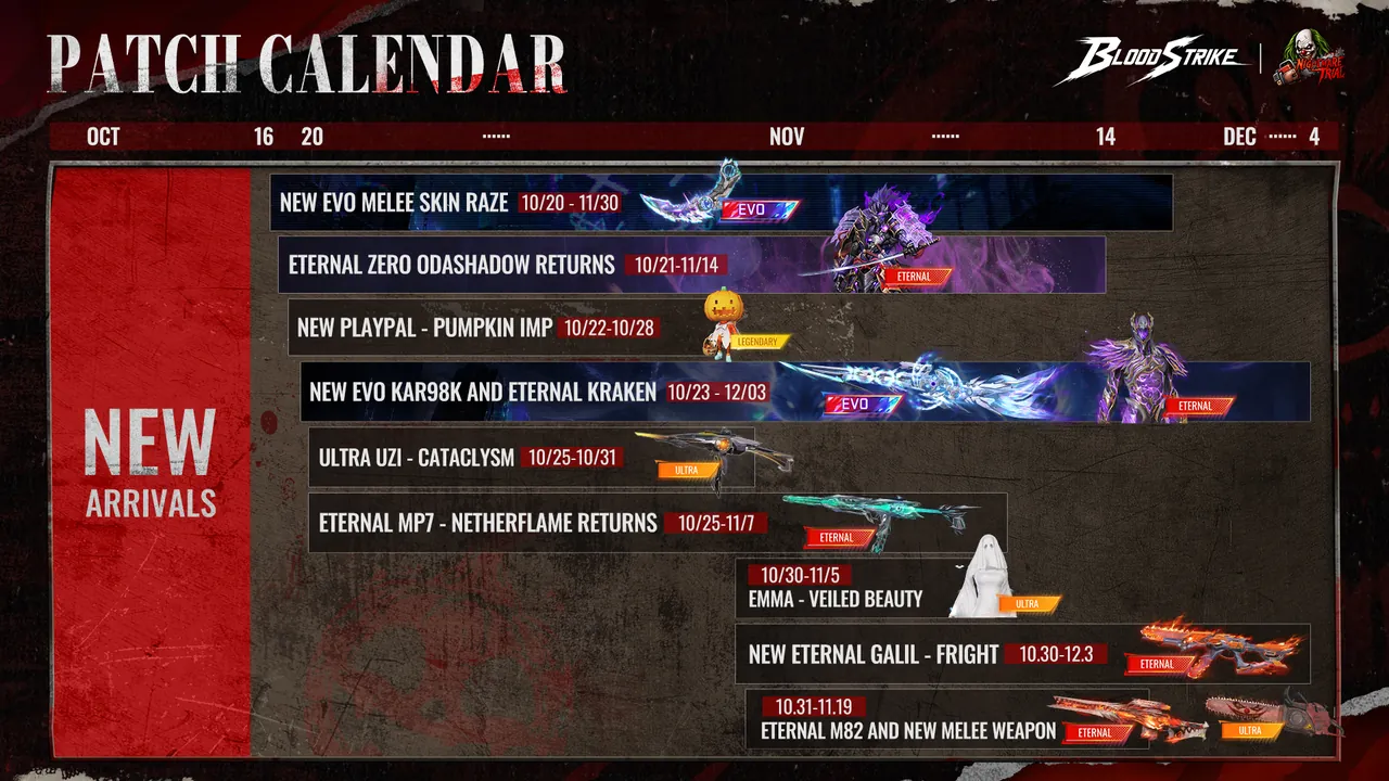 Blood Strike Nightmare Trial: Halloween Calendar and Free Rewards