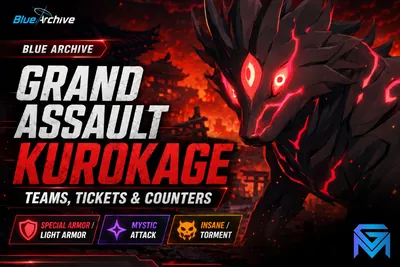 Blue Archive Blue Archive Grand Assault Kurokage Guide: Teams,  news image