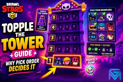 Brawl Stars Brawl Stars Topple the Tower Guide: Why Pick Order news image