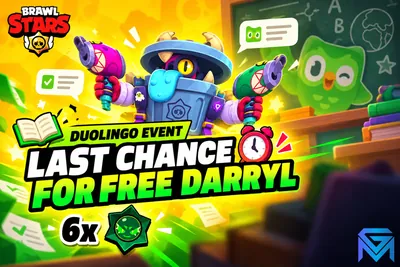 Brawl Stars Brawl Stars x Duolingo: Last Chance for Free Darry news image