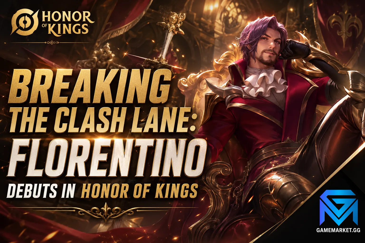 Honor of Kings Breaking the Clash Lane: Florentino Debuts in Hono news image