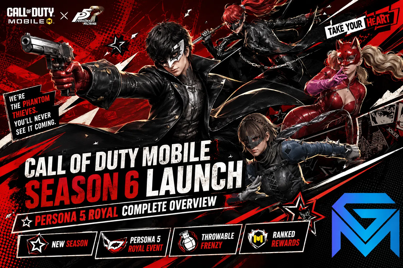 Call of Duty: Mobile Call of Duty Mobile Season 6 Launch — Persona 5 Ro news image