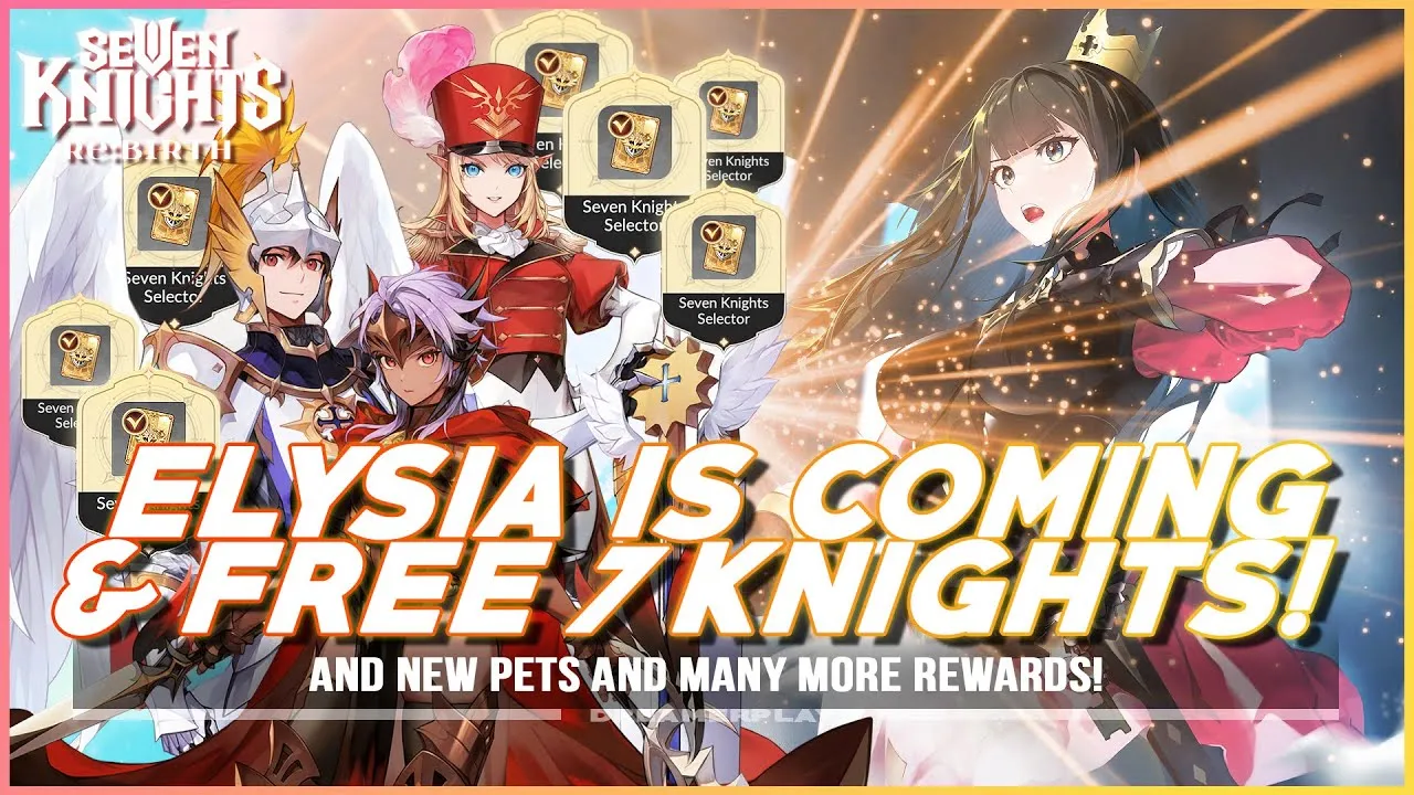 Seven Knights Re:Birth Celebrate 0.5 Years—Elysia, New Pets, Story Event, news image