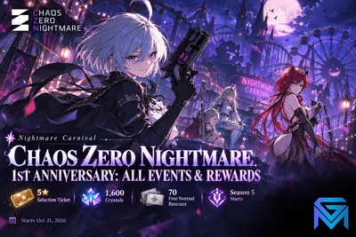 Chaos Zero Nightmare Chaos Zero Nightmare 1st Anniversary: All Events a news image