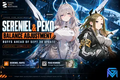 Chaos Zero Nightmare Chaos Zero Nightmare: Sereniel & Peko Balance Adju news image