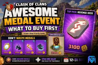 Clash of Clans Clash of Clans Awesome Medal Event: What to Buy Fi news image