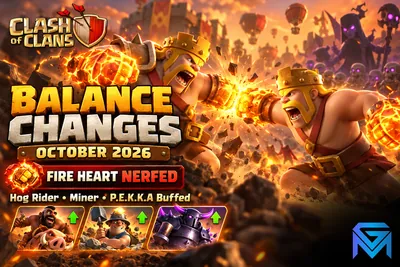Clash of Clans Clash of Clans Balance Changes October 2026: Fire  news image