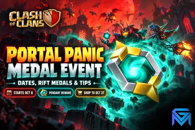 Clash of Clans Clash of Clans Portal Panic Medal Event: Dates, Ri news image