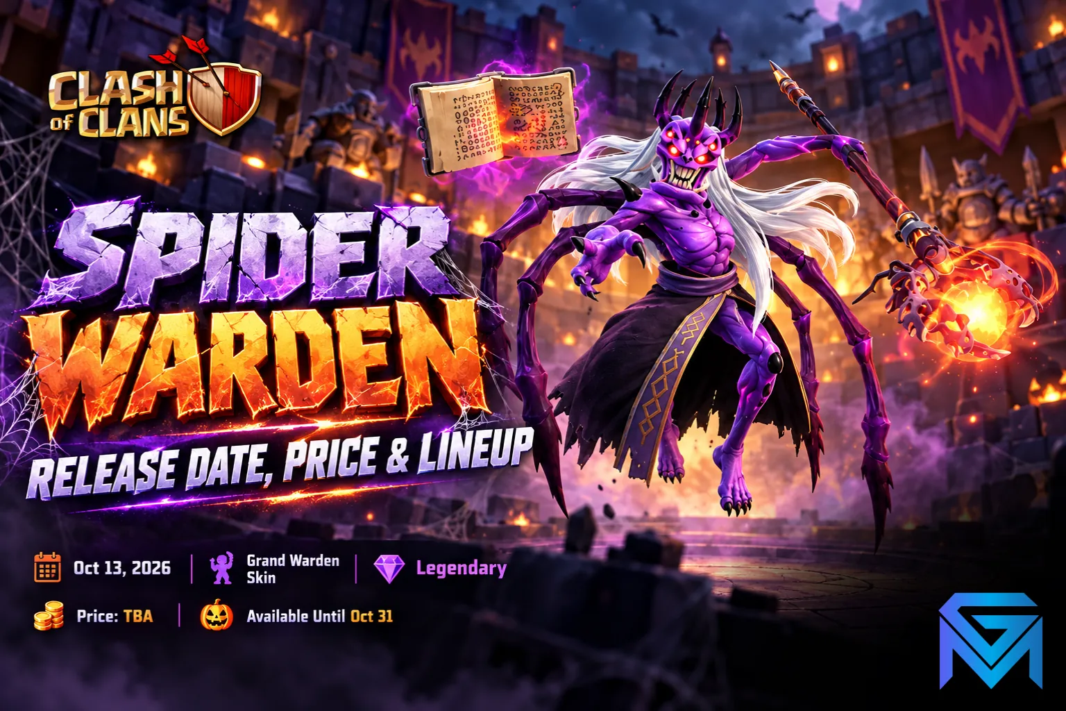 Clash of Clans Clash of Clans Spider Warden Skin: Release Date, P news image