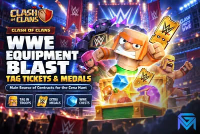 Clash of Clans Clash of Clans WWE Equipment Blast: Tag Tickets &  news image
