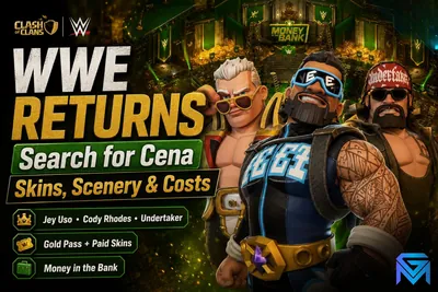 Clash of Clans Clash of Clans x WWE Returns for September 2026: S news image