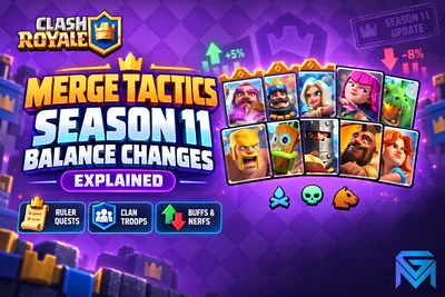 Clash Royale Clash Royale Merge Tactics Season 11 Balance Chang news image