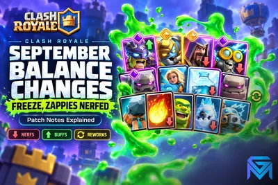 Clash Royale Clash Royale September Balance Changes: Freeze, Za news image