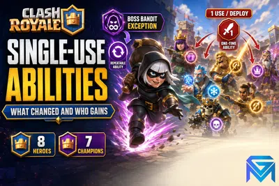 Clash Royale Clash Royale Single-Use Abilities: What Changed an news image