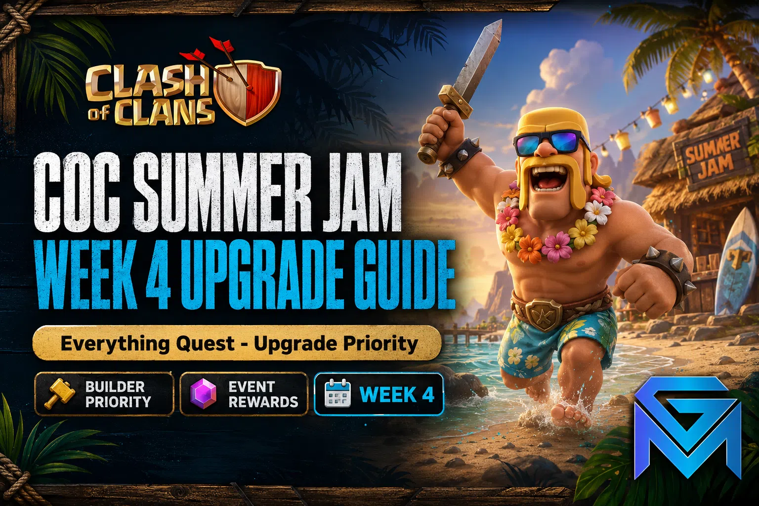 Clash of Clans CoC Summer Jam Everything Quest — Week 4 Upgrade P news image