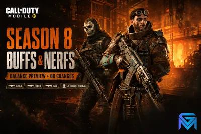Call of Duty: Mobile CODM Season 8 Balance Preview: Biggest Buffs, Nerf news image