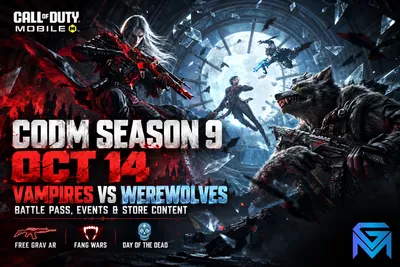 Call of Duty: Mobile CODM Season 9 Oct 14: Vampires vs Werewolves Battl news image