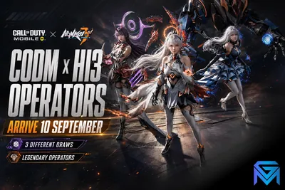 Call of Duty: Mobile CODM x HI3 Operators Arrive 10 September in Three  news image