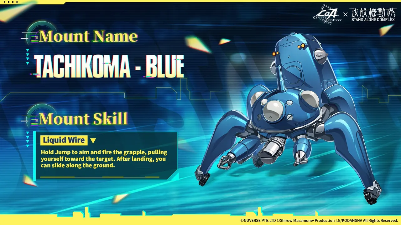 Crystal of Atlan x Ghost in the Shell: Simulated Warzone & Collab Rewards