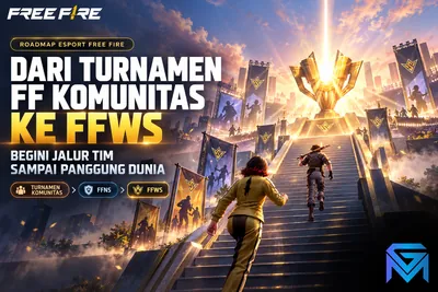 Free Fire Dari Turnamen FF Komunitas ke FFWS, Begini Jalur T news image