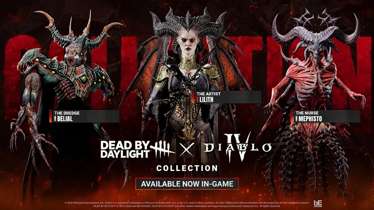 Dead by Daylight Diablo Collection Explained: All 6 Skins, Returning Voice Actors & Lilith's Exclusive Mori