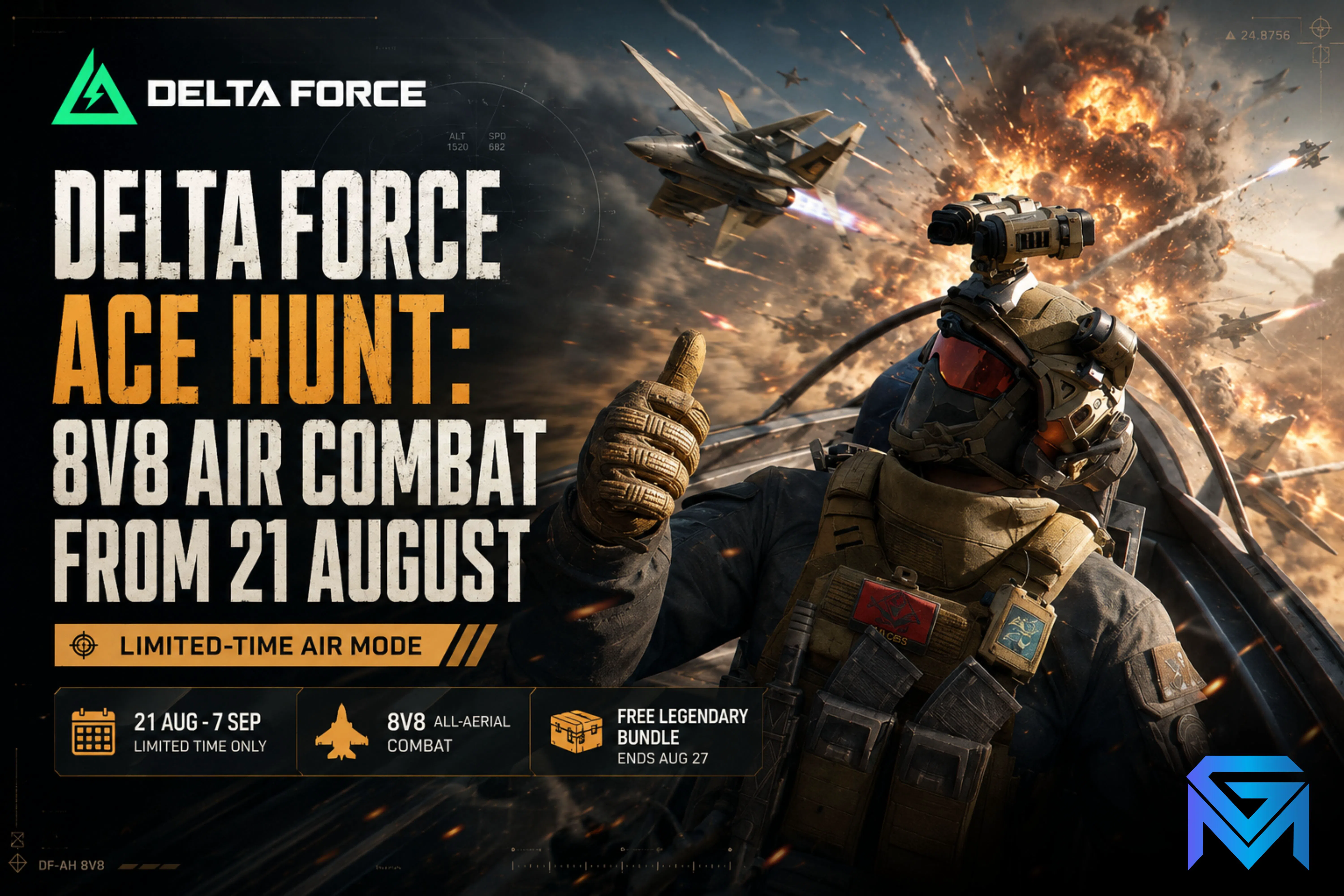 Delta Force Delta Force Ace Hunt: 8v8 Air Combat From 21 Augus news image