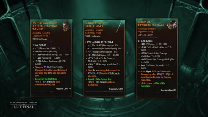 Horadric Items