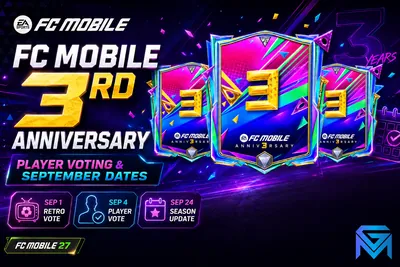 EA SPORTS FC Mobile EA Sports FC Mobile 3rd Anniversary: Player Voting news image