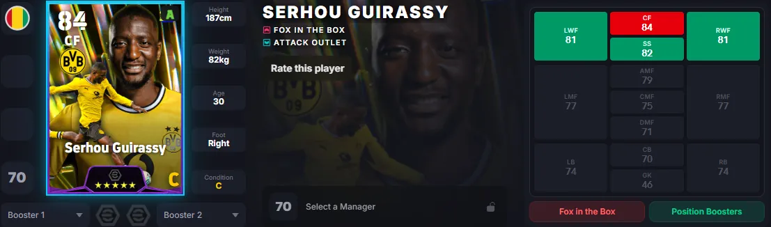 Borussia Dortmund 26–27 Club Pack Serhou Guirassy Card