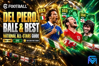 eFootball eFootball Del Piero, Bale & Best: National All-Sta news image