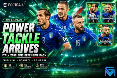 eFootball eFootball Epic Power Tackle: Chiellini, Bonucci &  news image